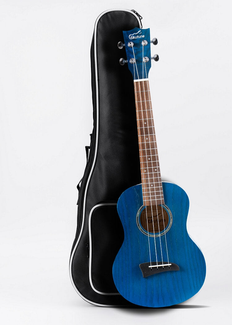 UKA1 Ash Wood Tenor Ukulele Matte Blue