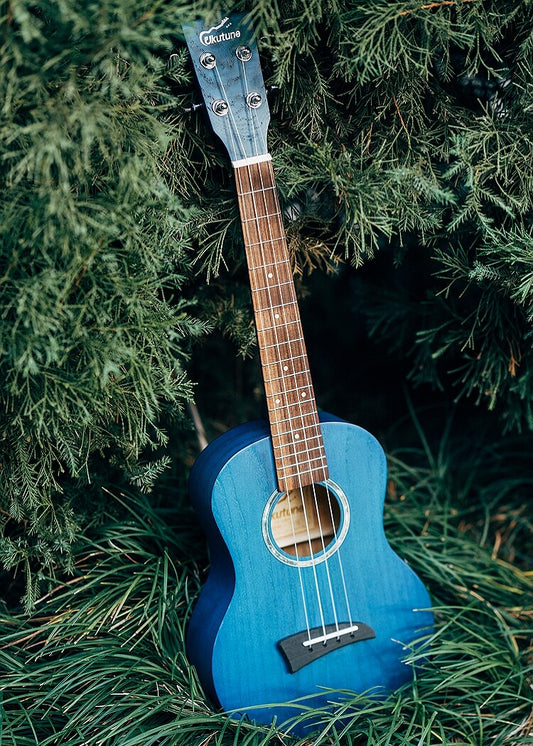 UKA1 Ash Wood Tenor Ukulele Matte Blue