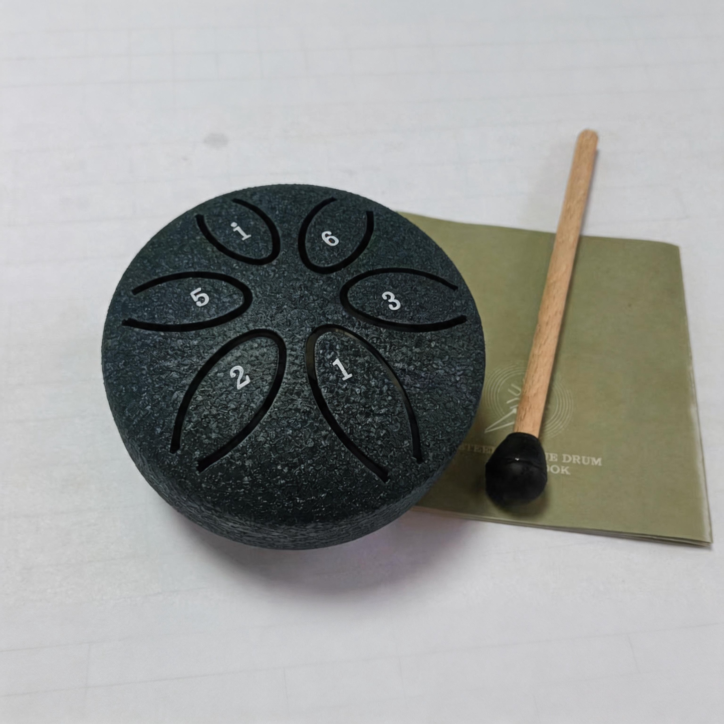 KLG01 Carbon Steel Tongue Drum, 3 Inch / 6 Notes