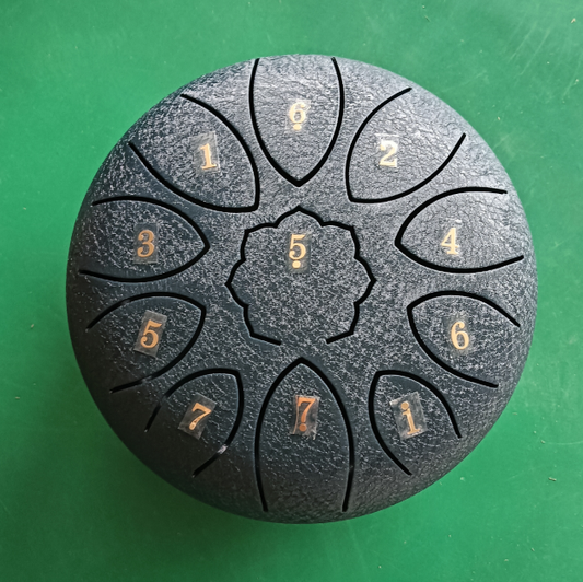 KLG02 Carbon Steel Tongue Drum, 6 Inch / 11 Notes