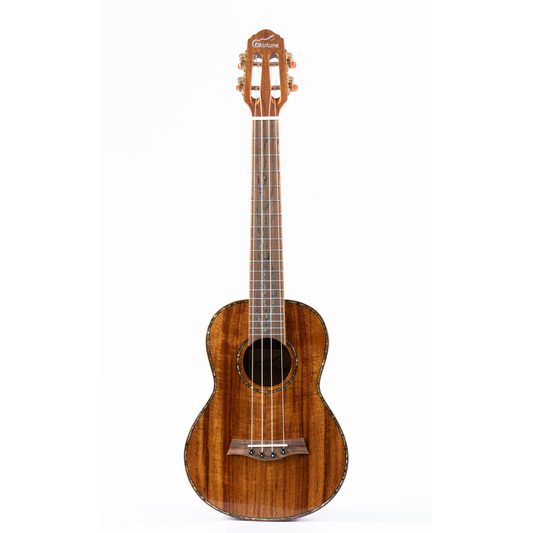 UKD90 Solid Flamed Koa Wood Tenor Ukulele