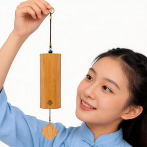 C Chord, E Chord, Am Chord, Dm Chord, Fm Chord, G Chord, Wind Chime, Bamboo, Natural Color product photo 3