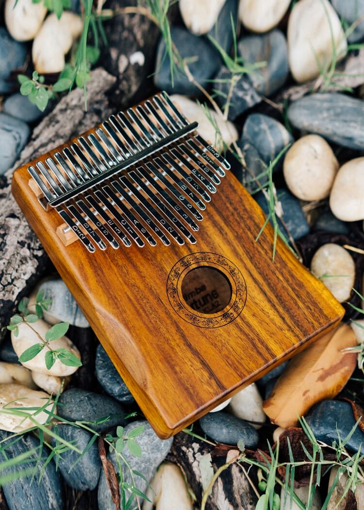 KLA2 Solid Acacia Koa Wooden 17-Keys Kalimba
