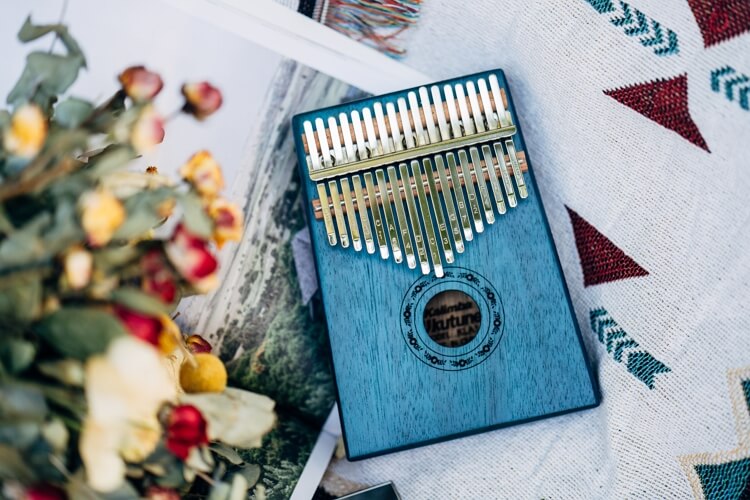 KLA1 Solid Koa Wooden 17-Keys Kalimba