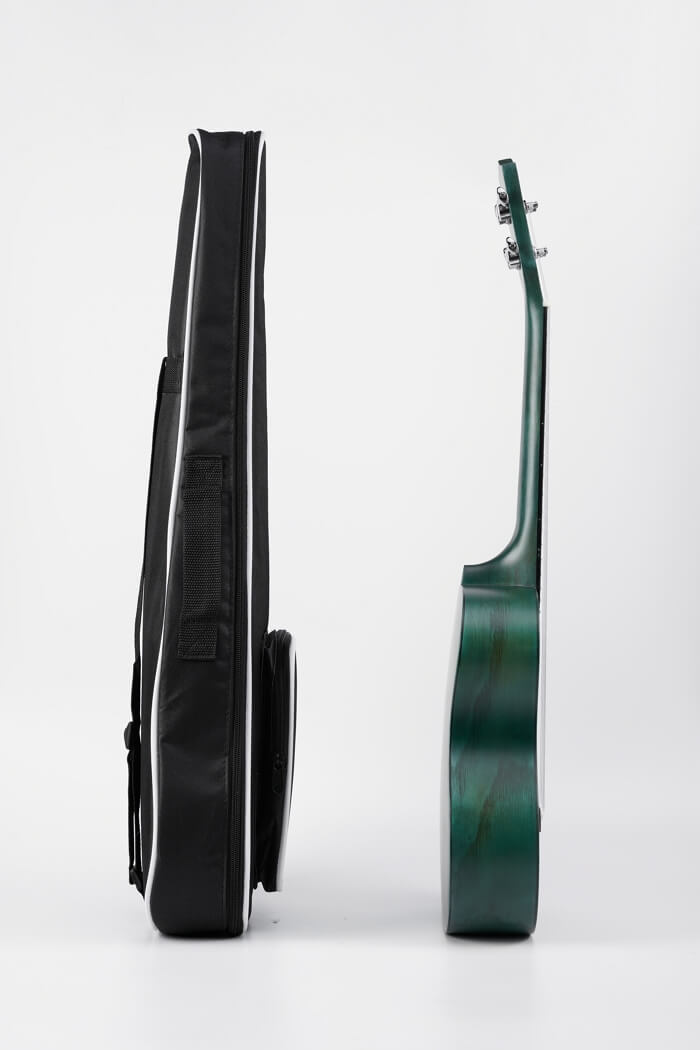 UKA1 Ash Wood Tenor Ukulele Matte Green