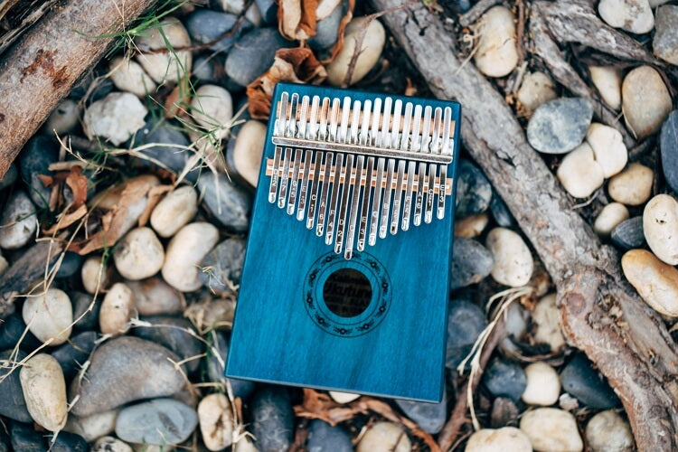 KLA1 Solid Koa Wooden 17-Keys Kalimba