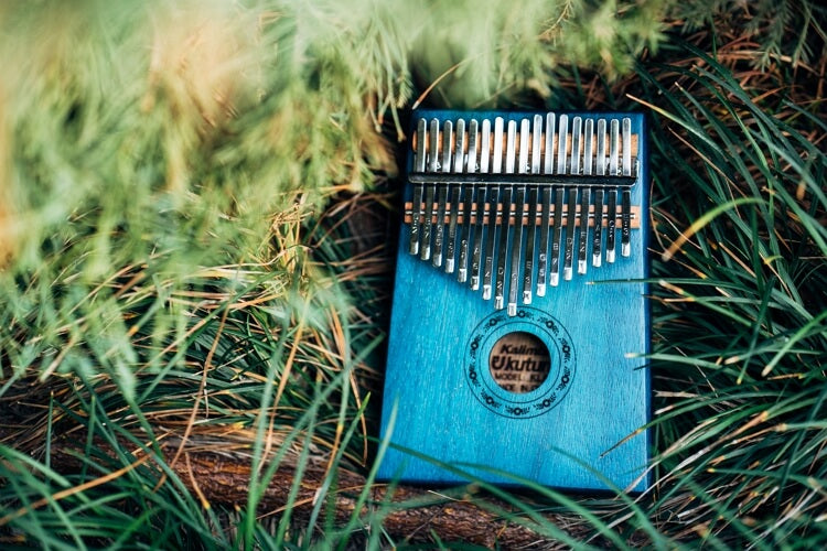 KLA1 Solid Koa Wooden 17-Keys Kalimba