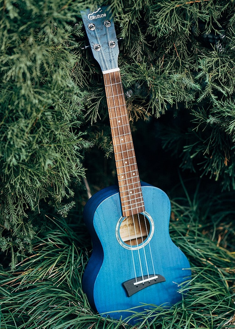 UKA1 Ash Wood Tenor Ukulele Matte Blue