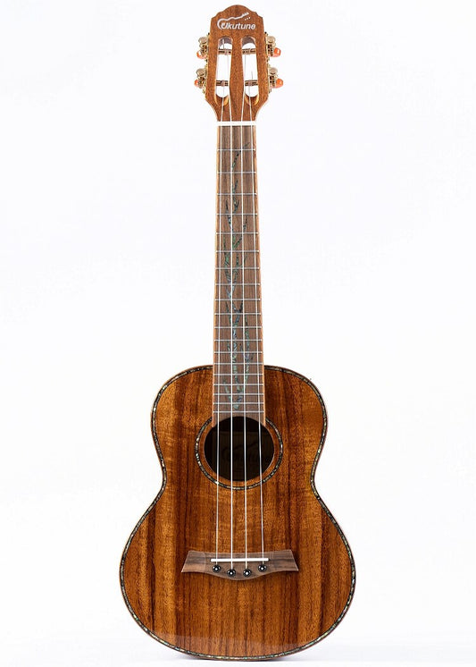 UKD90 Solid Flamed Koa Wood Tenor Ukulele