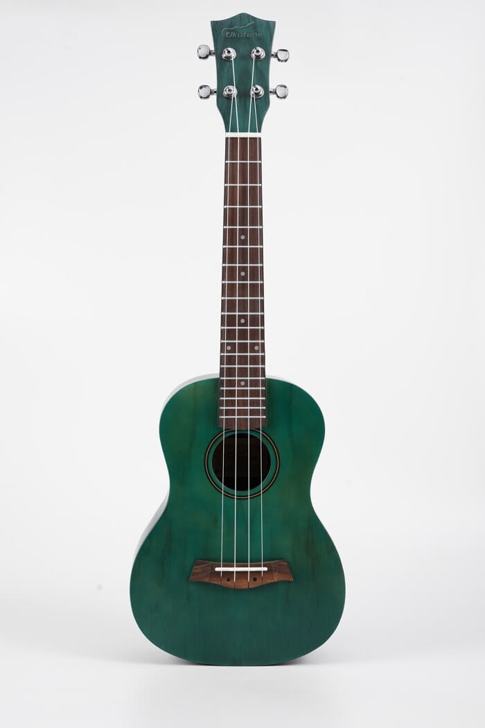 UKA1 Ash Wood Tenor Ukulele Matte Green
