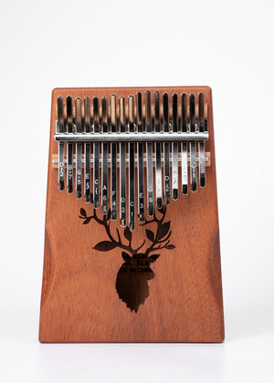 KLM1 Solid Mahogany Wooden 17-Keys Kalimba