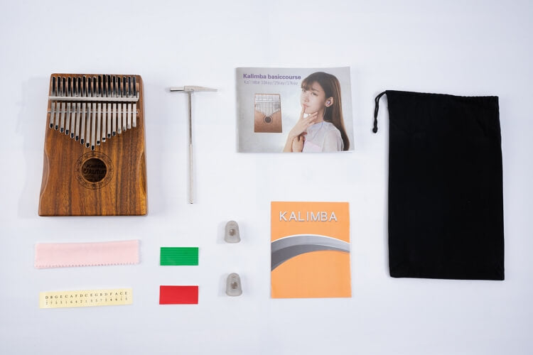 KLA2 Solid Acacia Koa Wooden 17-Keys Kalimba