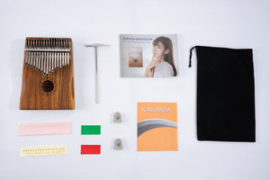 KLA2 Solid Acacia Koa Wooden 17-Keys Kalimba